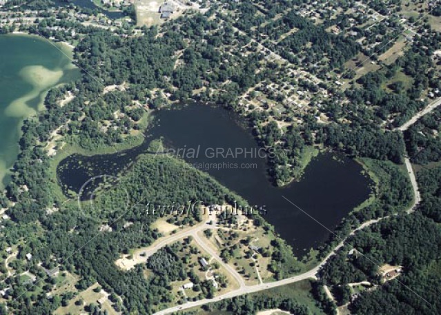 Elkhorn Lake in Oakland County, Michigan